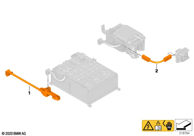 Genuine BMW 61277633667 Hv Battery Cable (Inc. i3) | Duco Car Parts UK Car Parts