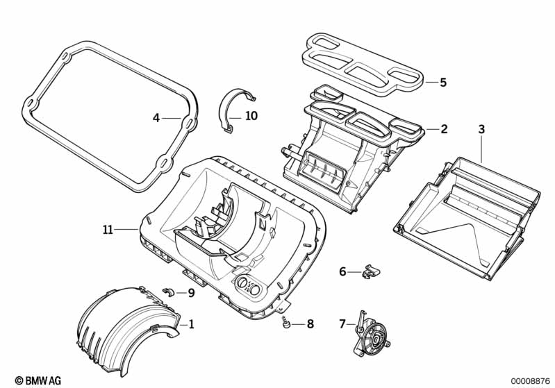 Housing parts, heater Siemens