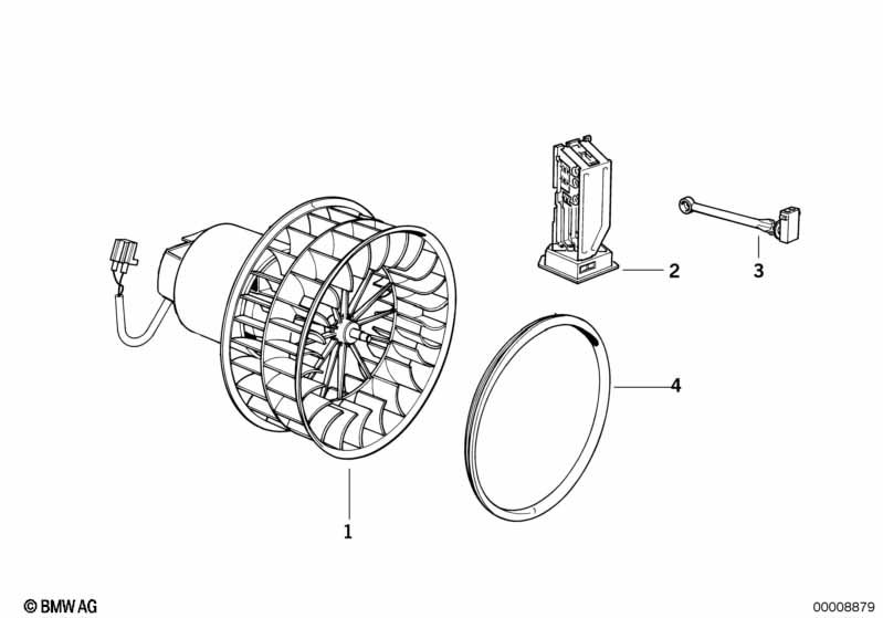 Electric parts for heater