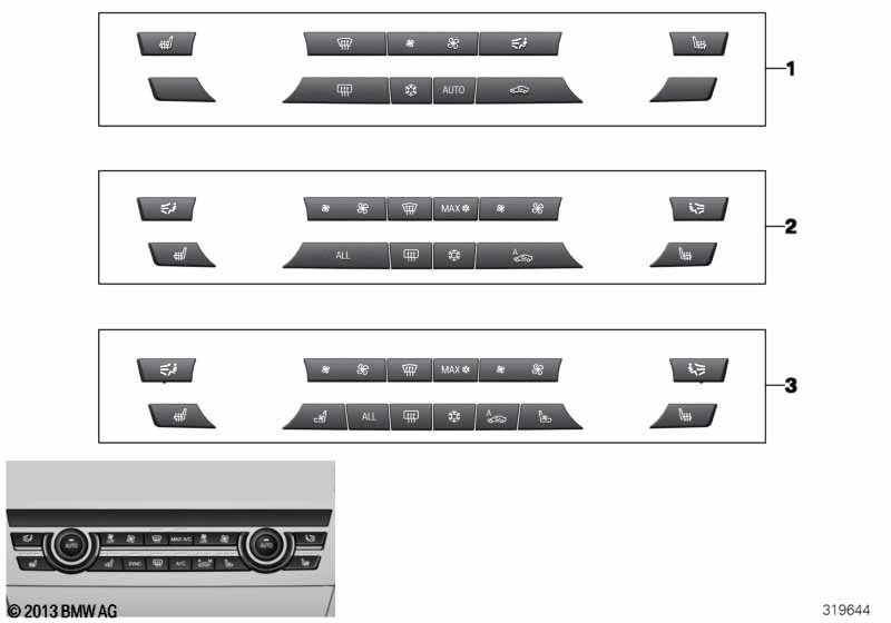 Genuine BMW 61319313924 F13 Repair Kit For Button Caps (Inc. 750LiS, 760i & Alpina B7) | ML Performance EU Car Parts
