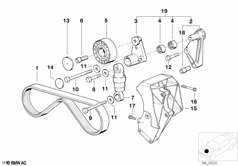 Air cond.compressor-supporting bracket