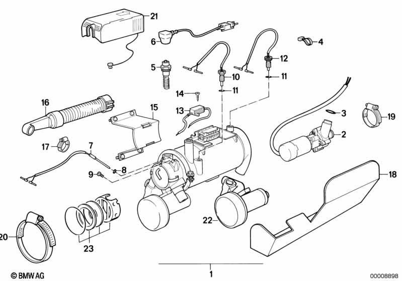 Single components f Independent heater