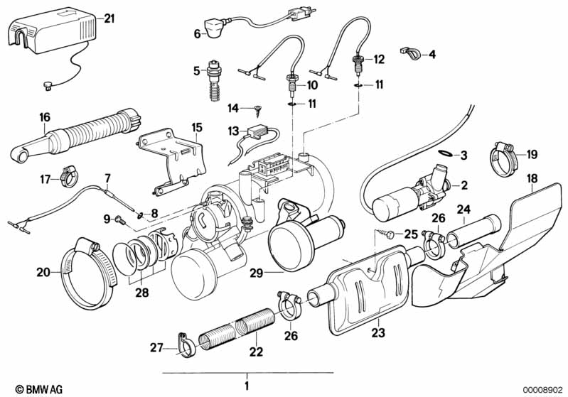 Single components f Independent heater