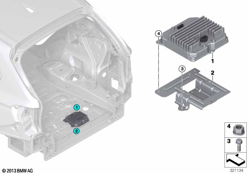 Genuine BMW 61429391481 F16 F15 Voltage Converter (Inc. X5) | ML Performance UK Car Parts