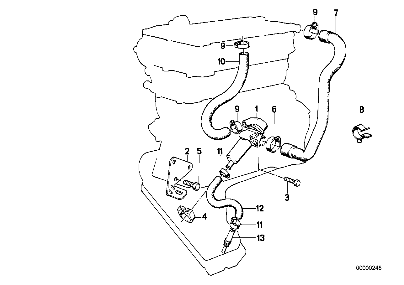Genuine BMW 11151311838 E30 Bracket (Inc. 320is & M3) | ML Performance UK Car Parts
