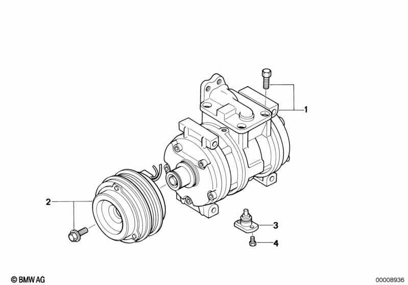 Genuine BMW 64522156008 E31 Magnetic Clutch (Inc. 850Ci) | ML Performance UK Car Parts