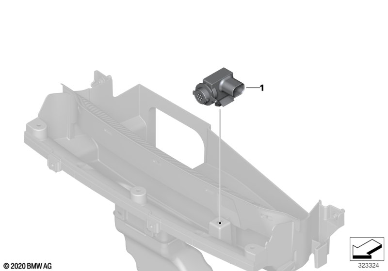 Genuine BMW 64119289142 F16 F55 Sensor F. Auc (Inc. Cooper, Cooper S & X5 50iX 4.4) | Duco Car Parts UK Car Parts