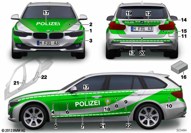 Police and Paramedic sticker