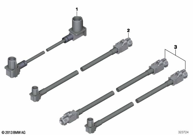 Main muffler - cable for head unit