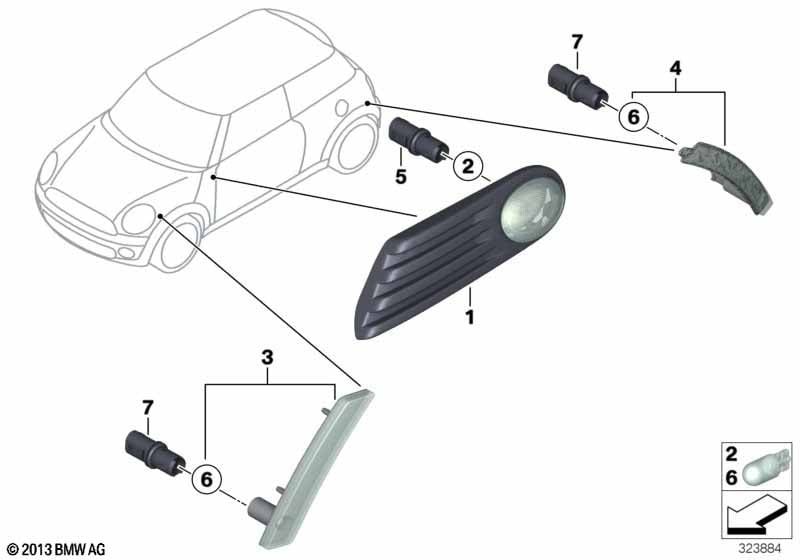 Turn signal/side marker light