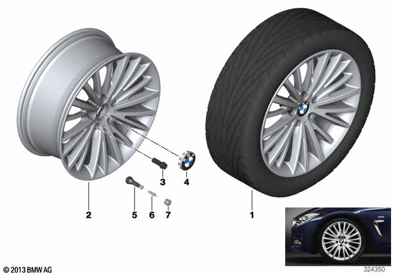 BMW LA wheel Multi-Spoke 399 - 19''