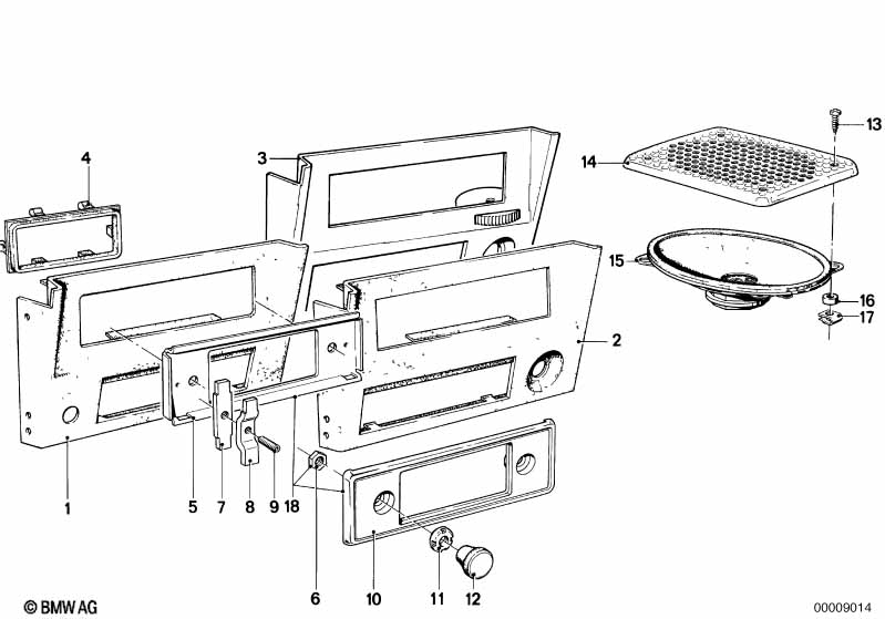Genuine BMW 65121375109 E23 E24 E21 Loudspeaker 4-OHM/8/20W (Inc. 633CSi, 315 & 524d) | ML Performance EU Car Parts