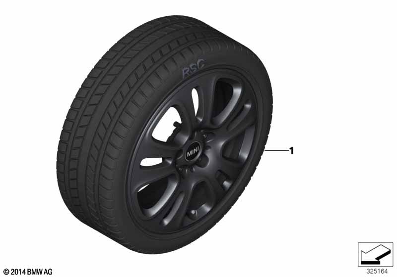 Winter wheel w.tire double sp.510 - 17