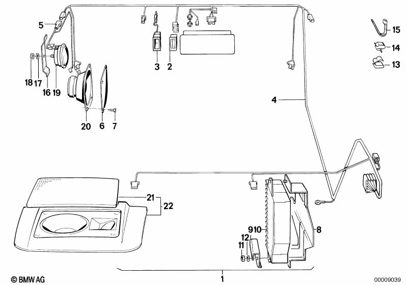Genuine BMW 65131381833 E24 Loudspeaker Left Loudspeaker Left NATUR (Inc. 633CSi, 635CSi & 628CSi) | ML Performance EU Car Parts
