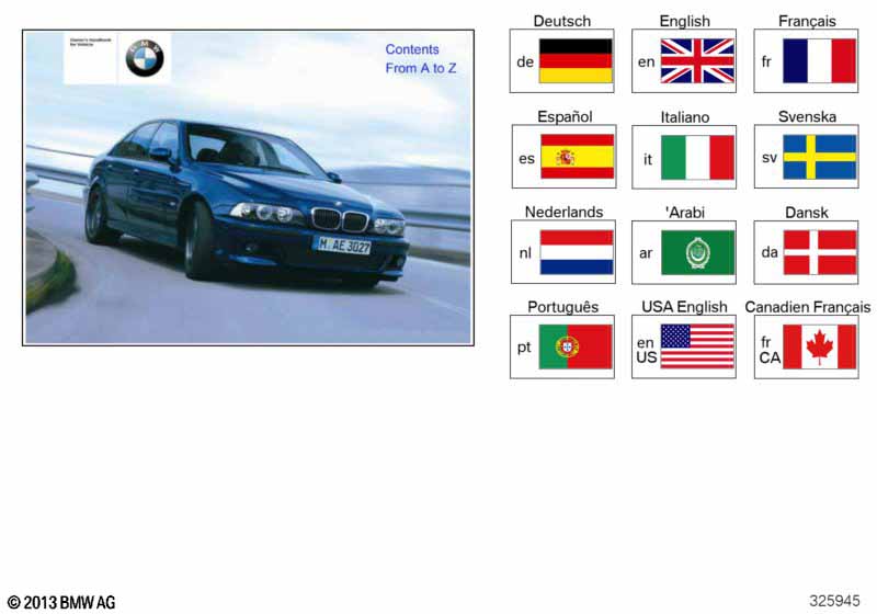 หนังสือคู่มือสำหรับเจ้าของรถ E39 M5