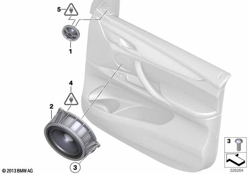 Genuine BMW 65139286367 F16 F15 Midrange Speaker For Hifi Syste(Inc. X6 50iX & X5) | ML Performance UK Car Parts