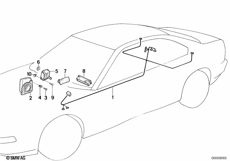 Genuine BMW 65131383392 E31 Loudspeaker Right Loudspeaker Right 4-OHM/25/40W (Inc. 840i, 850CSi & 840Ci) | ML Performance EU Car Parts