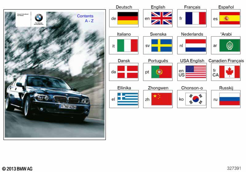 Owner's handbook E65, E66, E67