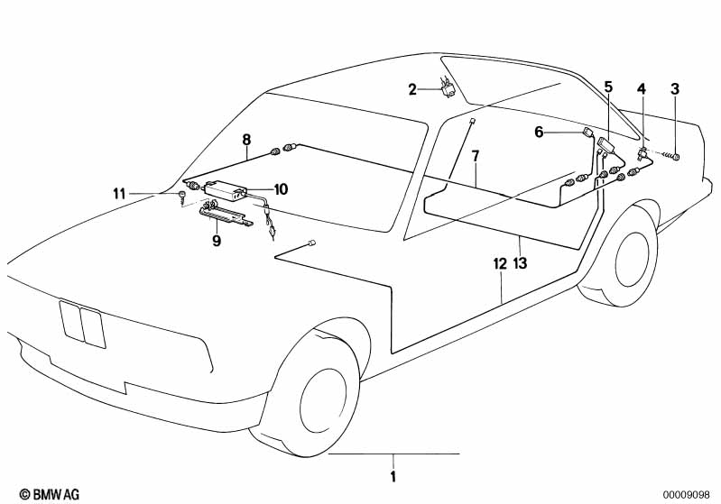 Single parts f antenna-diversity
