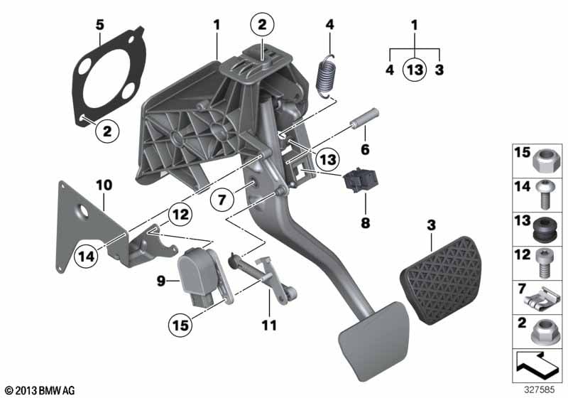 Genuine BMW 35006855307 F02 F01 F10 Coupling Element (Inc. Hybrid 7L, Hybrid 5 & Hybrid 7) | ML Performance UK Car Parts