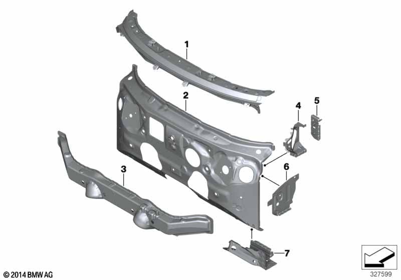 Splash wall parts