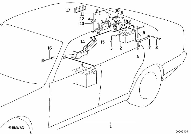 Installing set 2.battery
