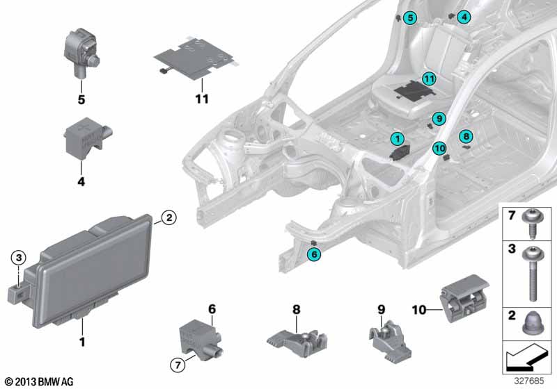 Electric parts airbag