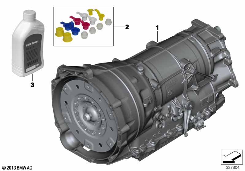 Automatic transmission GA8HP70Z - AWD