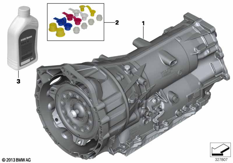 Genuine BMW 24008615611 F10 F11 Exch. Automatic Transmission Eh GA8HP45X (Inc. 528iX) | ML Performance UK Car Parts
