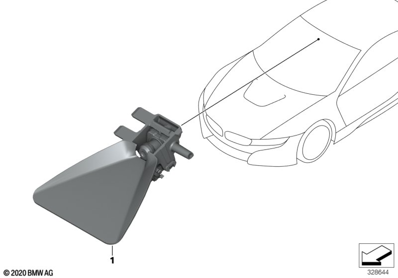 Genuine BMW 66519458745 I12 I15 Kafas Camera (Inc. i8) | ML Performance UK Car Parts