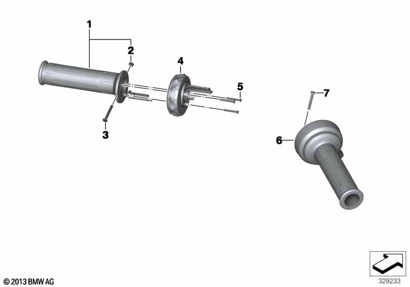 Handleb.grips heated / Multi-Controller