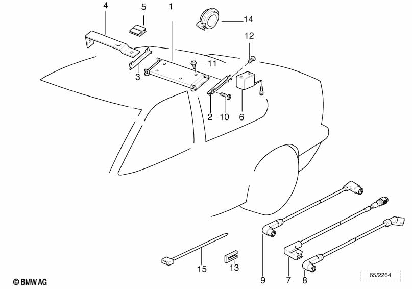 Single components CD-6 changer