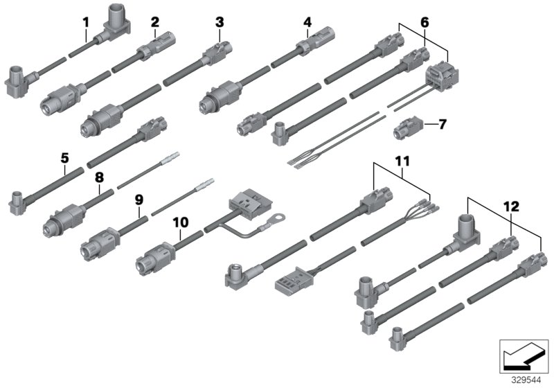 Genuine BMW 61119238634 RR4 Hsd Wire (Inc. 520d ed, Ghost & 730Ld) | Duco Car Parts UK Car Parts