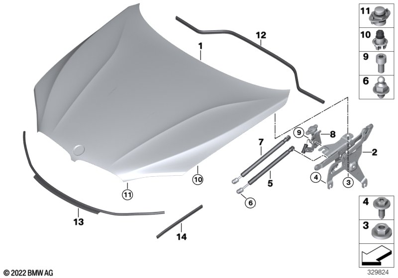 Genuine BMW 51237326020 F15 F16 Actor, Right FGS (Inc. X6 35iX, X5 M50dX & X6 40dX) | ML Performance UK Car Parts