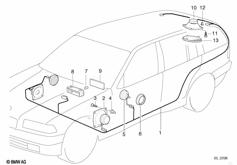 Single components stereo system
