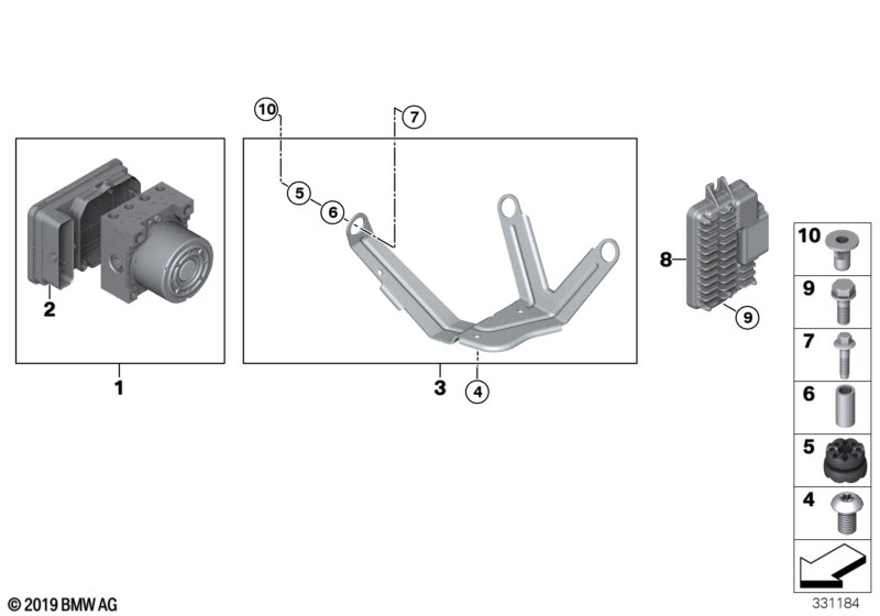 Genuine BMW 07119908066 I15 Hex Bolt With Washer M6X40-U2-ZNS3 (Inc. i3 94Ah Rex, i3 120Ah & i8) | ML Performance UK Car Parts