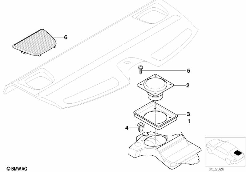 Single parts f package shelf hifi system