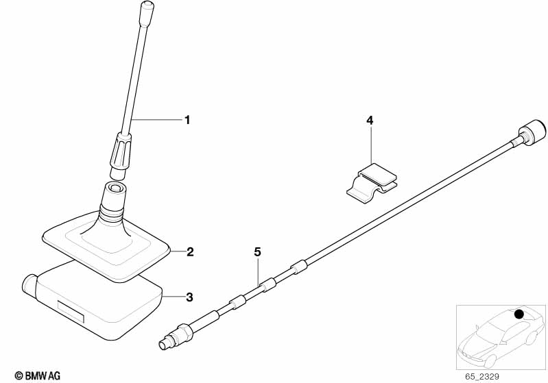 Single parts f window antenna