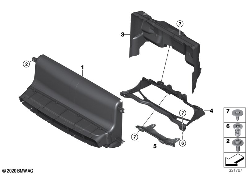 Genuine BMW 51747296811 Air Duct (Inc. i3 94Ah, i3s 94Ah Rex & i3s 120Ah Rex) | ML Performance UK Car Parts