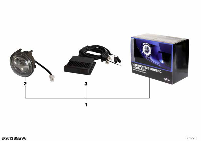 MINI daytime running lights LED