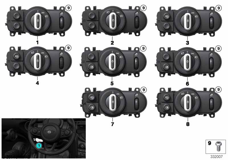 Switch Control element light