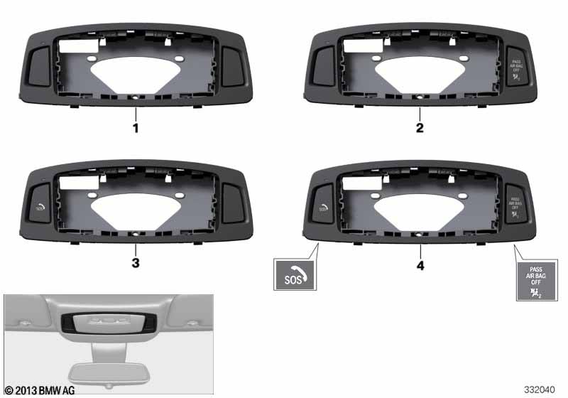 Headliner control module