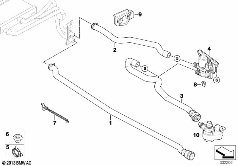 Water valve/Water hose IHKA Basis