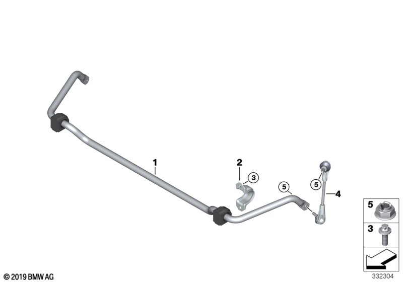 Stabilizer, front