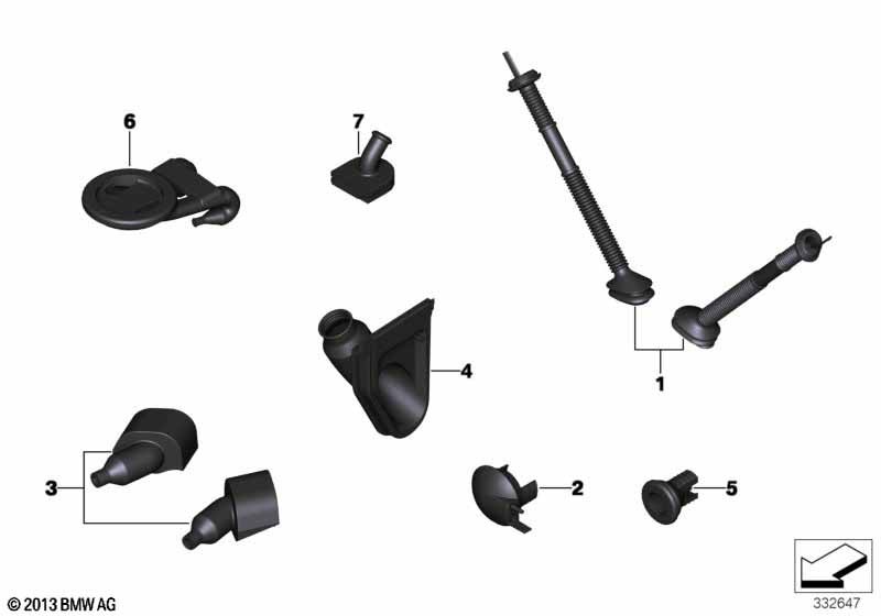 Assorted grommets