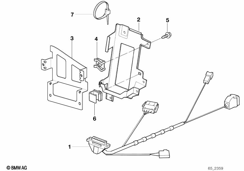 Singl.parts f trunk mobile d net