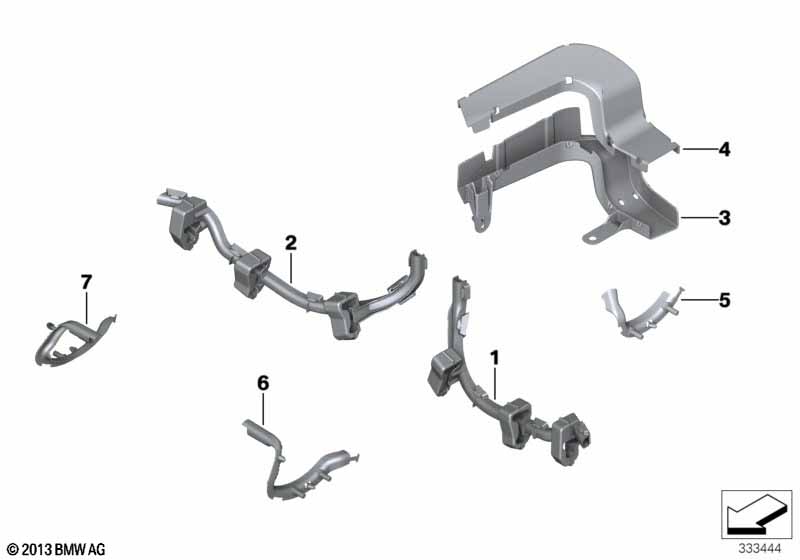 Wiring harness covers/cable ducts