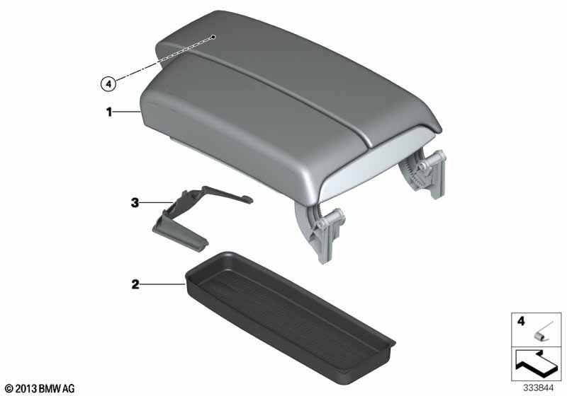 Armrest, centre console