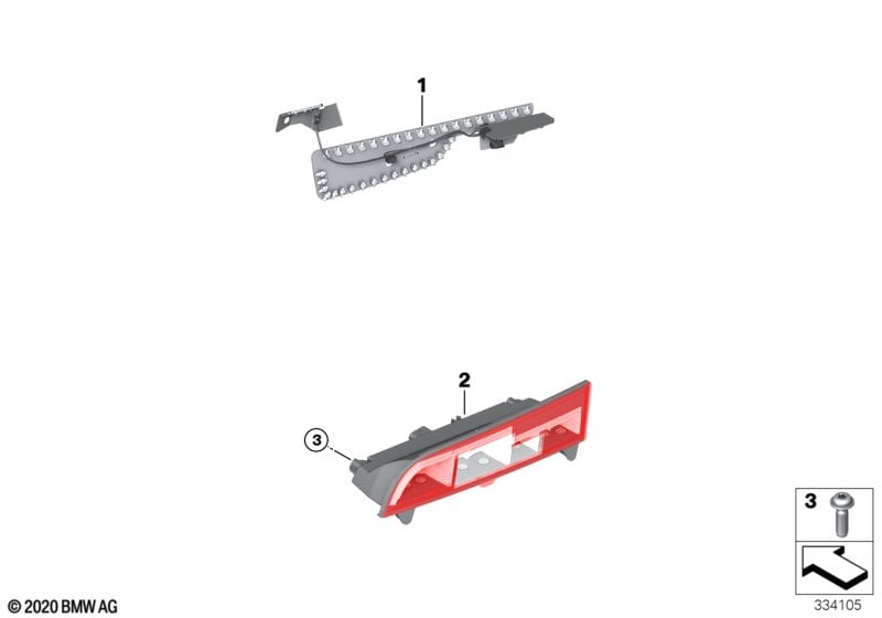 Genuine BMW 63217379767 Pcb For Tailgate Light, Left (Inc. i3s 94Ah Rex, i3s 120Ah Rex & i3s 94Ah) | ML Performance UK Car Parts