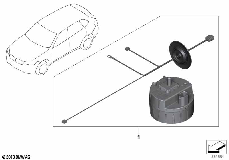 Retrofit kit, theft alarm